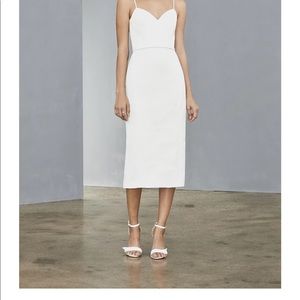 Amsale bow bridal shower/rehearsal dress - worn once - 0